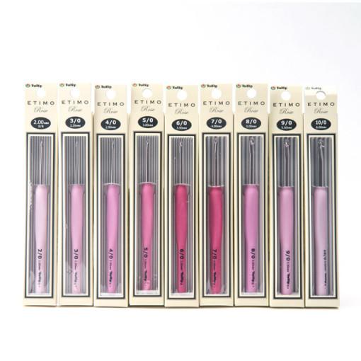 튤립 에티모 로즈 모사용 코바늘 낱개 TER-03 ~ TER-14