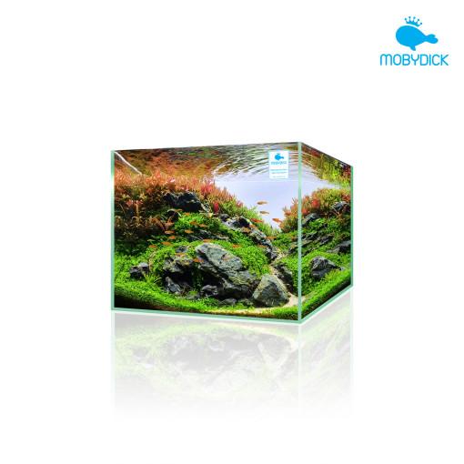 모비딕 30슬림 클린 유리어항 S-300 30x20x25 5T 뚜껑포함 구피 수초 수조 가정용 수족관