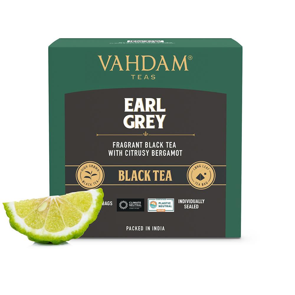 Vahdam Tea 바담티 얼그레이 홍차 티백 꽃차 허브티 잉글리쉬블랙퍼스트 블랙티 [원산지:인도]