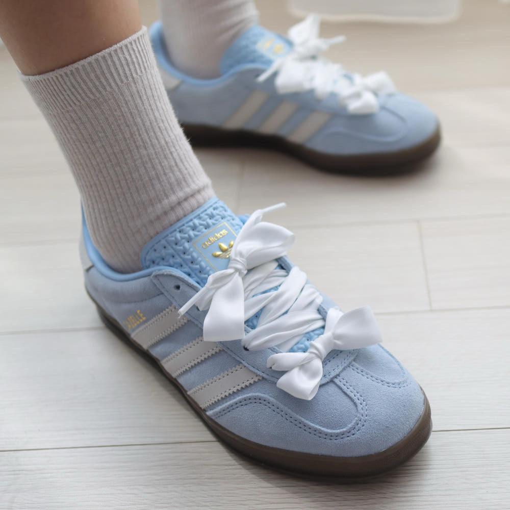 아디다스 가젤 인도어 리본끈 운동화 핑크 블루 그린