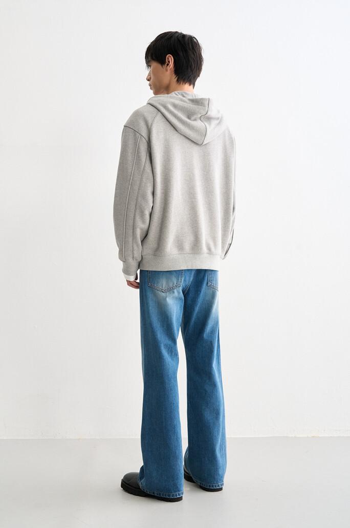 [SYSTEM HOMME] 로고 후드 집업 점퍼