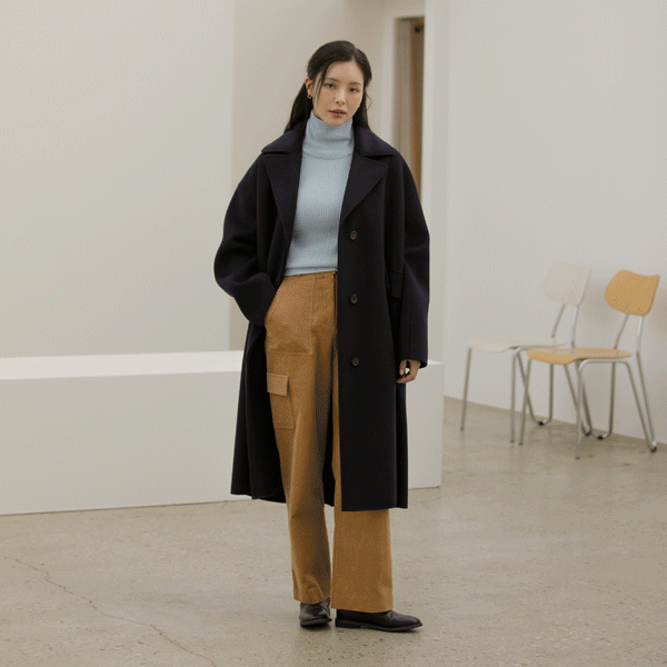 패딩후드 핸드메이드 코트 MM130