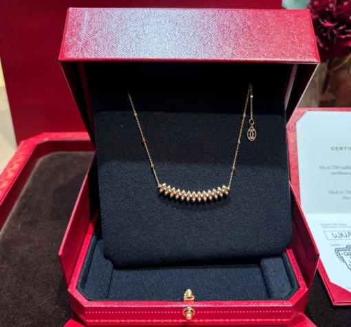 [국내백화점 풀패키지] 까르띠에 클래쉬 드 목걸이 스몰