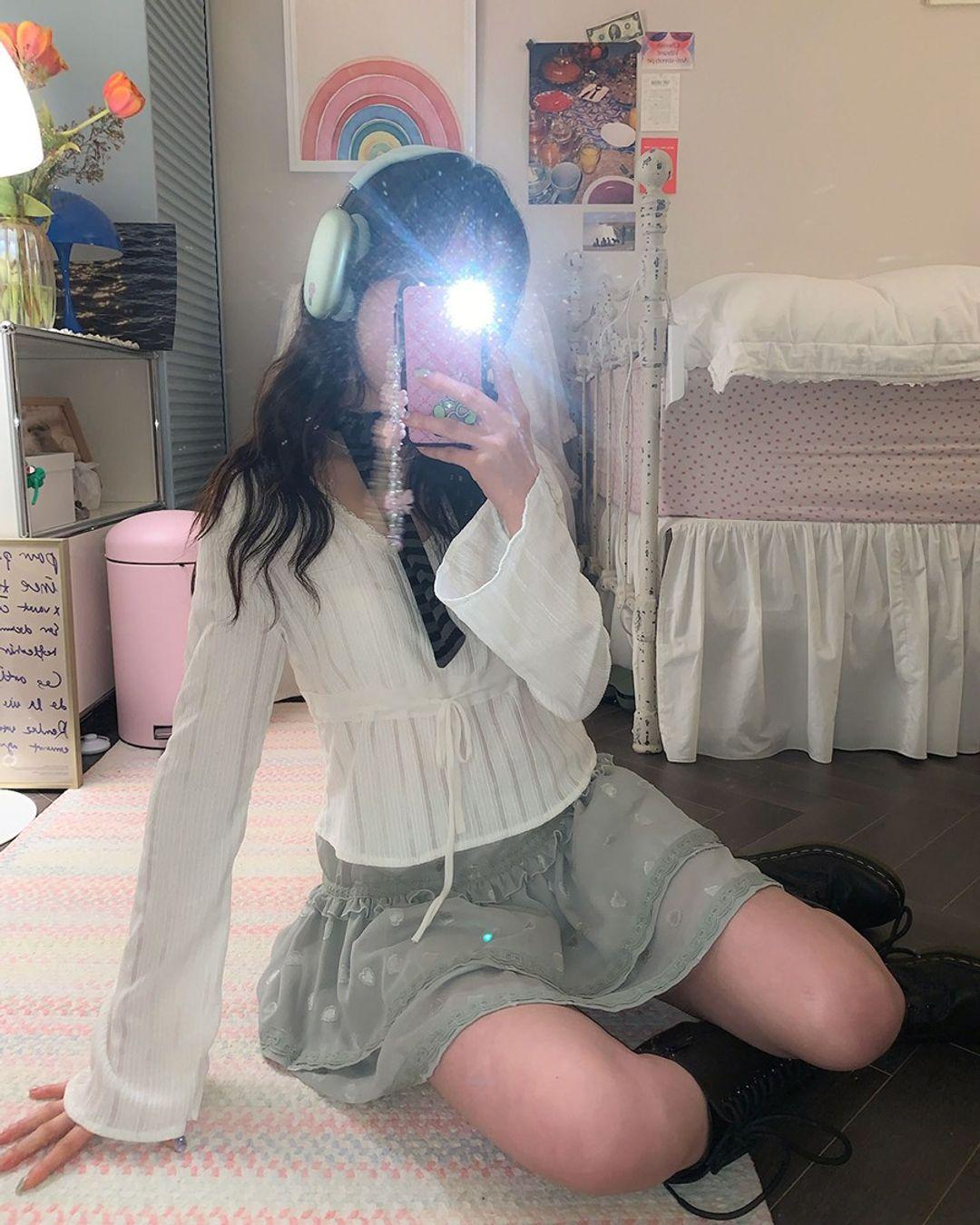 [MADE] Peace and Love Top (Ivory)