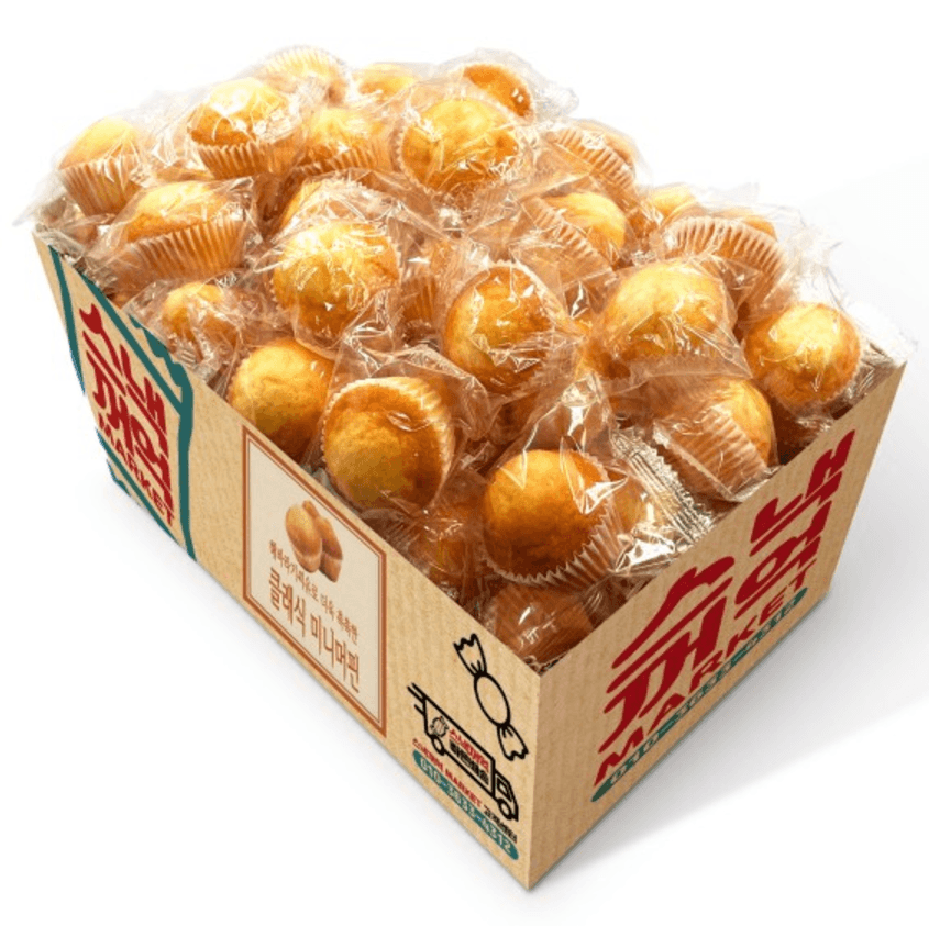 클래식 미니머핀 모닝빵 대용량 간식 900g