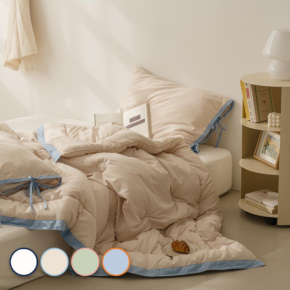 시리얼 포인트라인 먼지없는 사계절 차렵이불 (SS/Q) -4컬러
