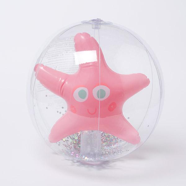 [써니라이프]3D Inflatable Beach Ball Ocean Treasure Rose_3D 불가사리 키즈 비치볼_S3PB3DOT