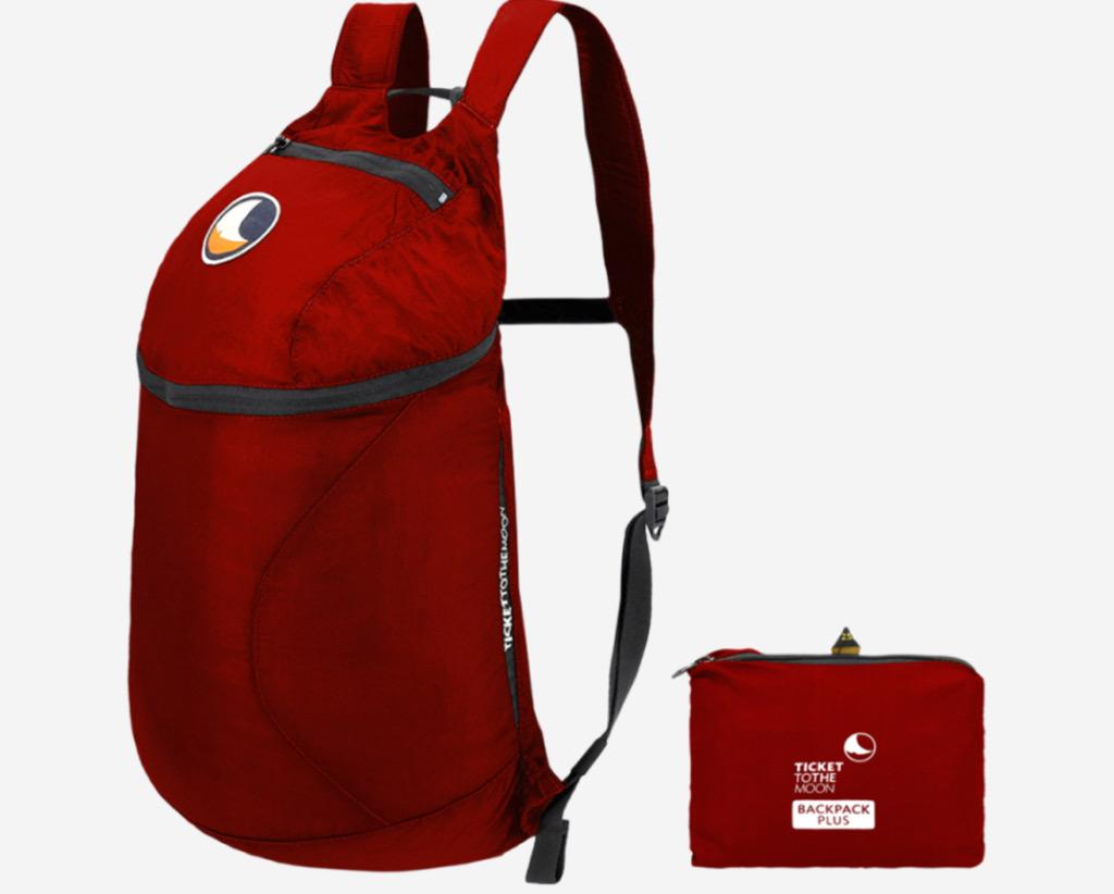 Ticket To The Moon Backpack Plus 25L Burgundy