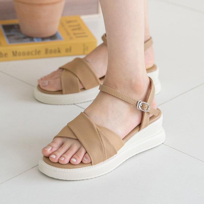 (구름경량창) 뮤직 웨지샌들(5cm)