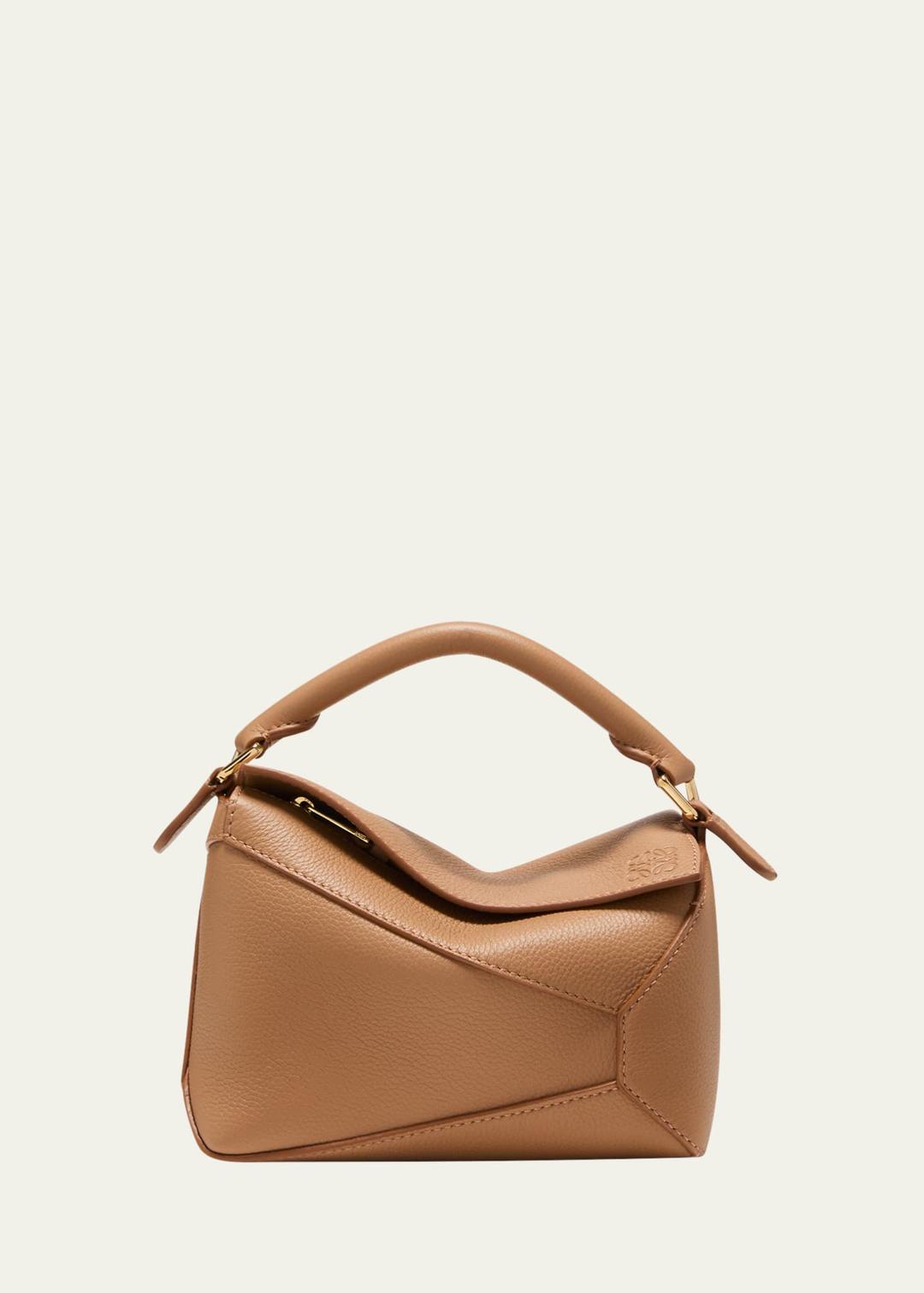Mini Puzzle Edge Leather Shoulder Bag