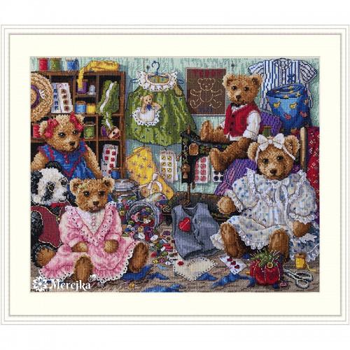 외국 십자수패키지 Merejka/Teddy Bear Wear-K-203