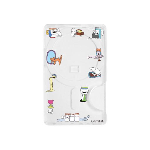 [카드포켓 맥세이프] 컬러 왜곡된 매옹이