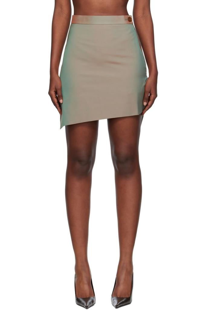 Green Infinity Miniskirt