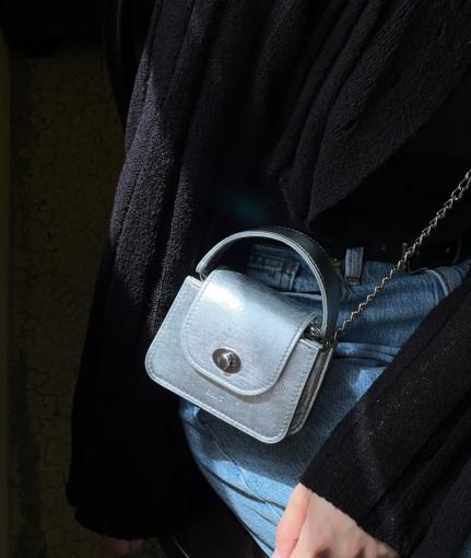Lily mini bag silver 릴리 미니백 실버