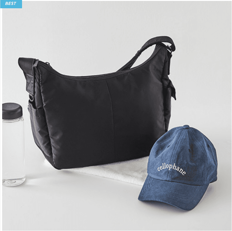 아이띵소 BASIC NYLON CROSS 나일론 크로스백 보부상 데일리백