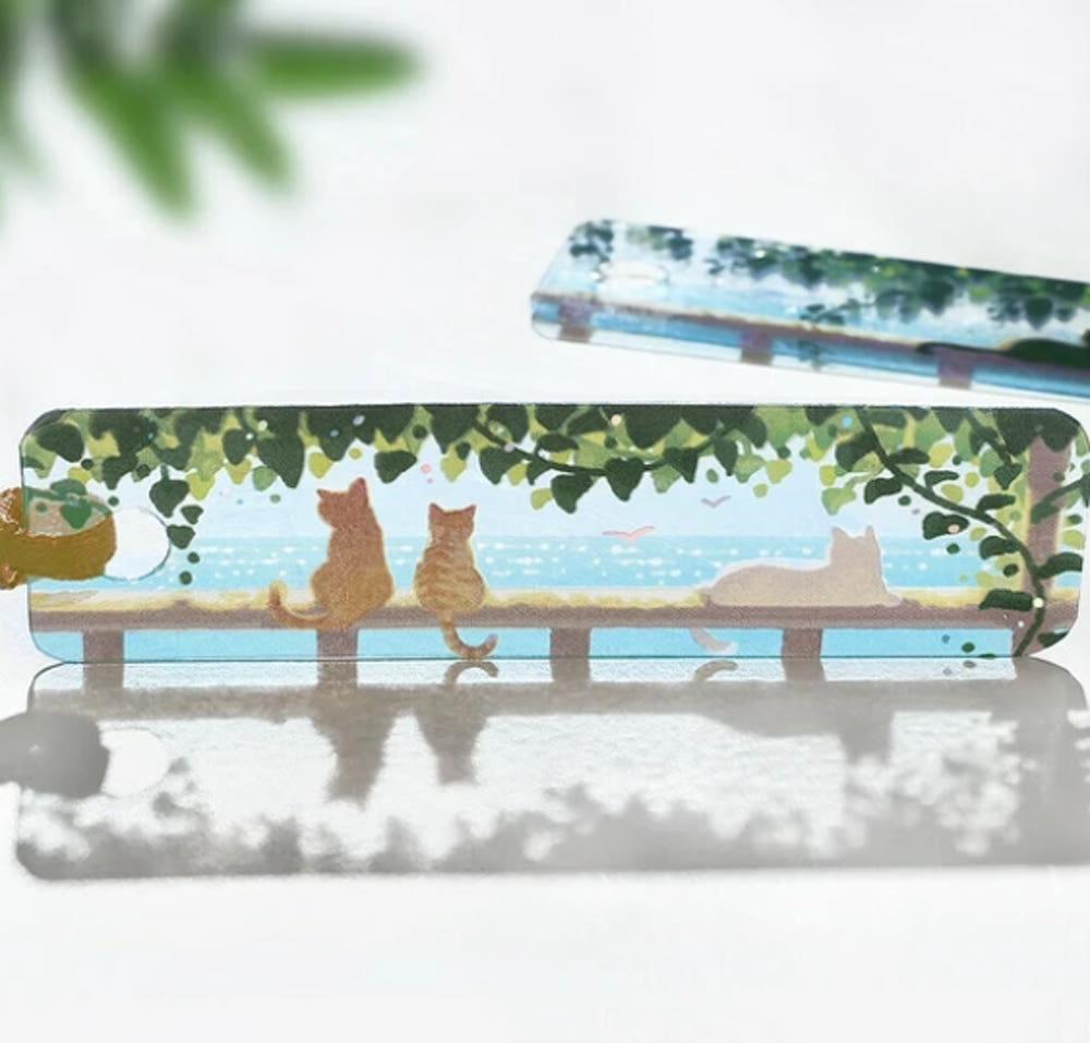 퍼고라아래의 고양이 5951 20mm 클리어 마스킹테이프