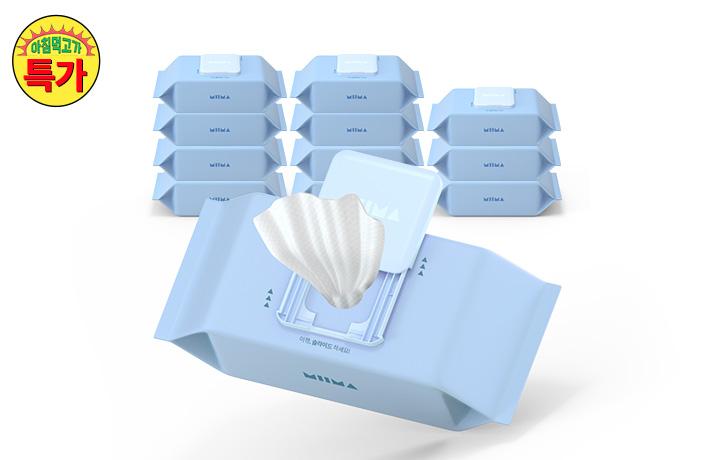 미마 갓 태어난 물티슈 블루 72매 (12개입)