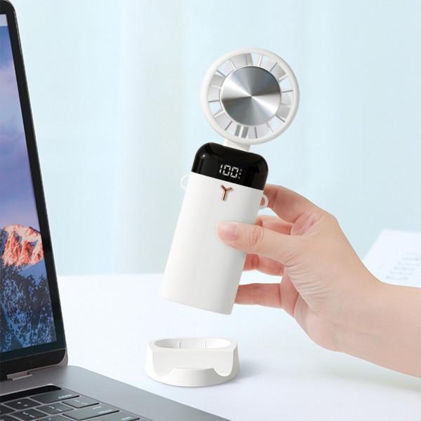 디큐브 휴대용 접이식 미니 BLDC 3초 급속 냉각 에어컨 선풍기 각도조절 기능 + 거치대 제공