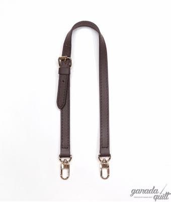 숄더 금장버클 핸들 [길이:55cm/폭:1.5cm/밤색](G1554)