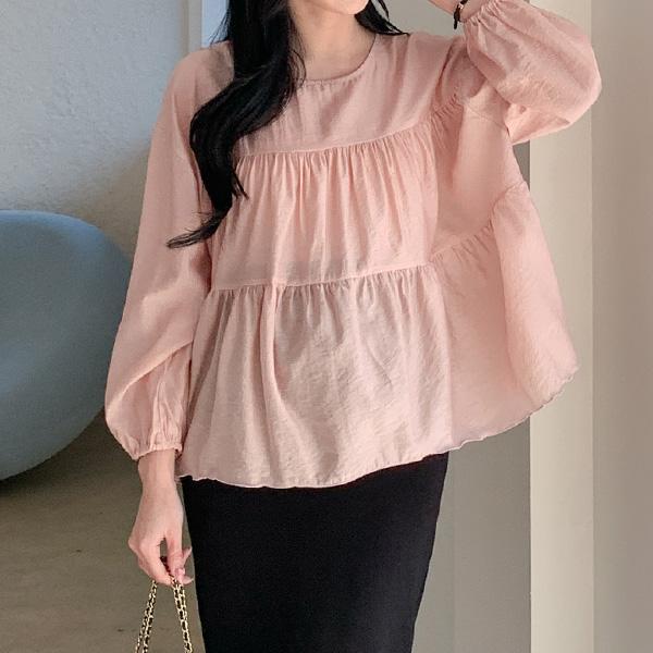 임부복*플라넬캉캉 블라우스