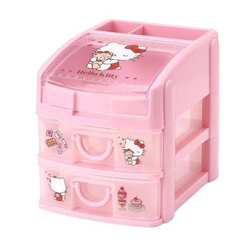 [정품] 헬로키티 2단 서랍장(수납함)