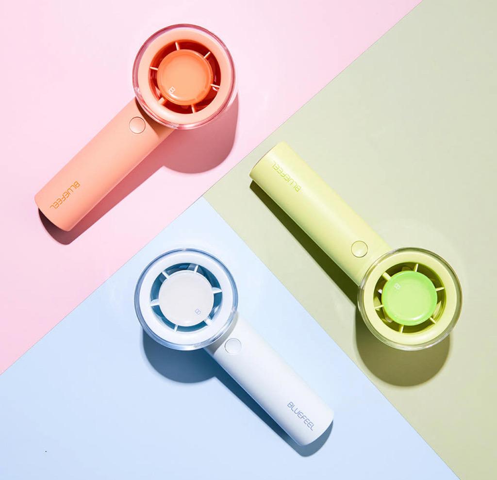 블루필 미니헤드 제트팬 휴대용 손 선풍기 미니 손풍기 냉각 에어컨 터보