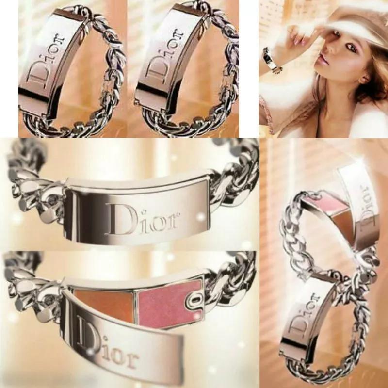 100 Authentic Dior Couture Gourmette Jewelled Lipstick Charm Bracelet for sale online | eBay