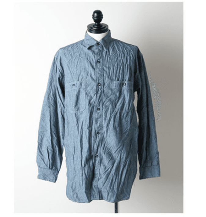 오어슬로우 빈티지핏 샴브레이 워크 셔츠 VINTAGE FIT 03-V8070-84