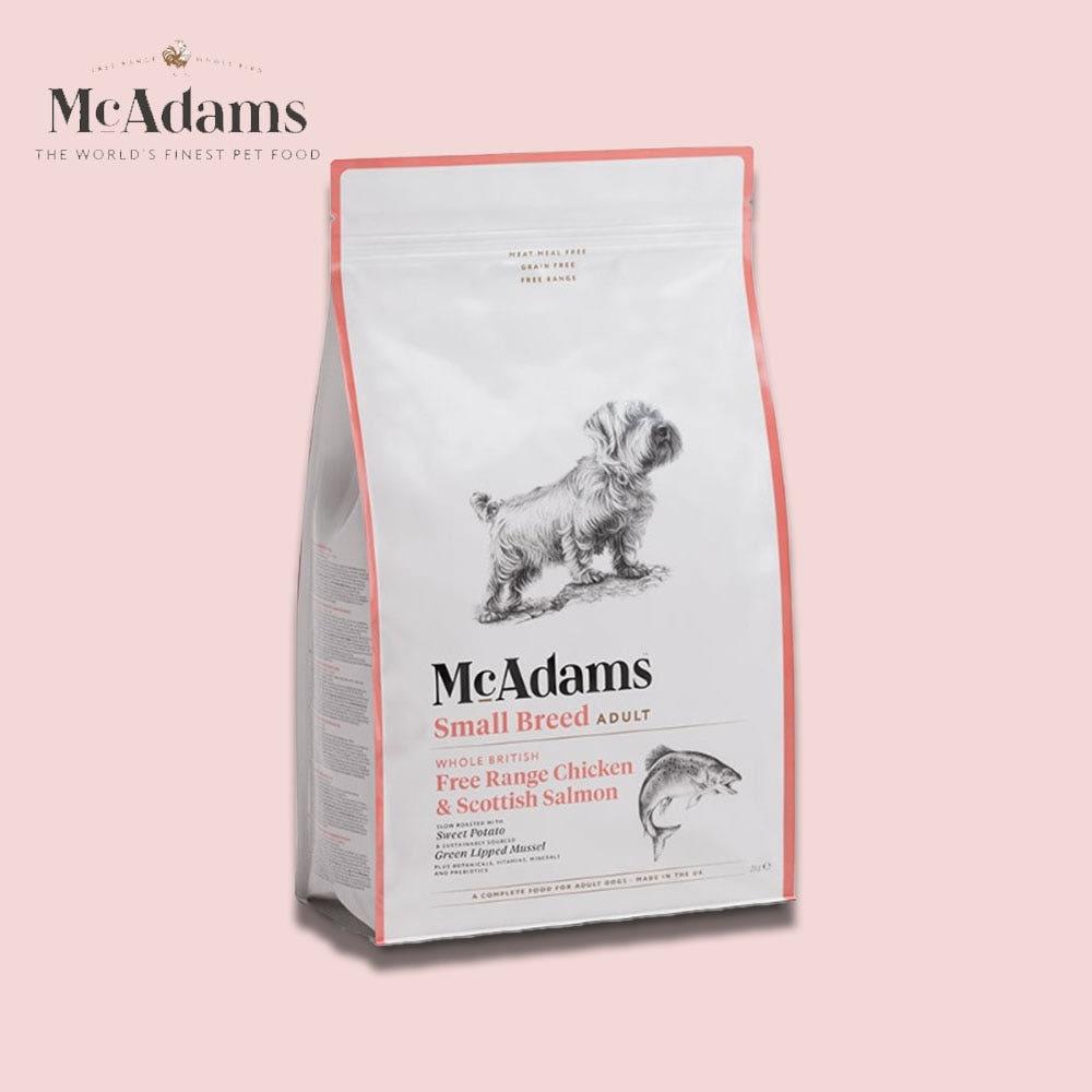 맥아담스 사료 소형견 치킨 연어 2kg