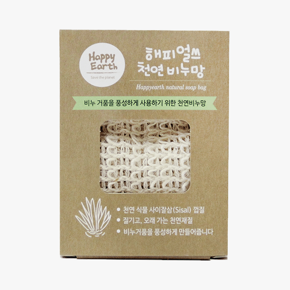 해피얼쓰 천연 비누망(유기농)