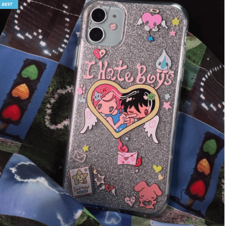 [ Onionion ] I Hate Boys 젤 하드 아이폰 11 케이스