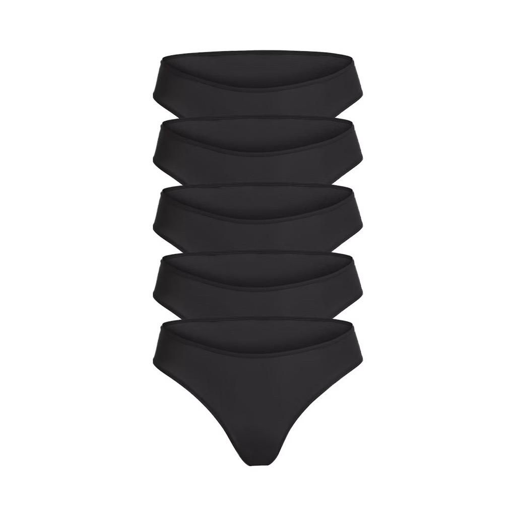 FITS EVERYBODY THONG 5-PACK | ONYX