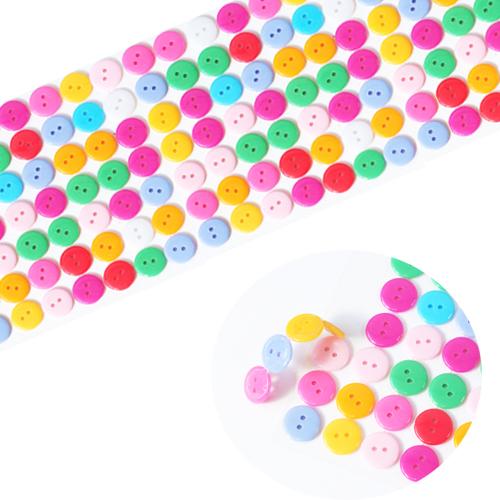 단추비즈스티커(원형) - 1판