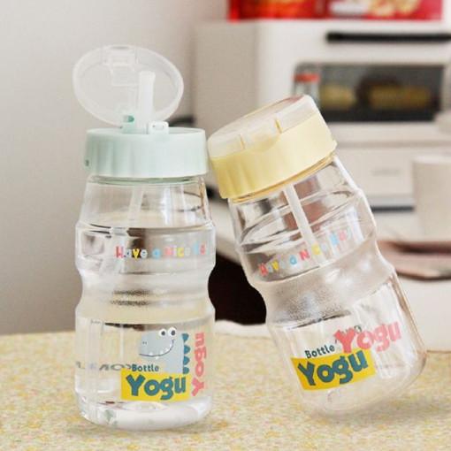 원터치 빨대내장 텀블러 고무패킹 안새는 텀블러 빨대물병 460ml