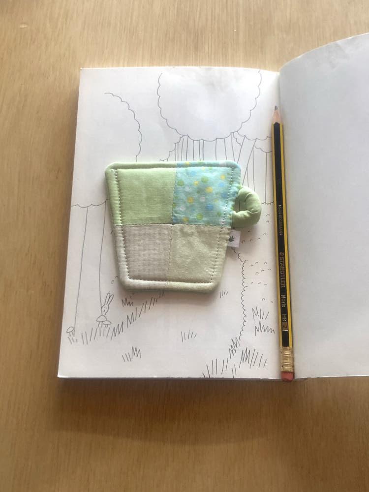 no 7. 패치워크 티코스터 「 초록 」