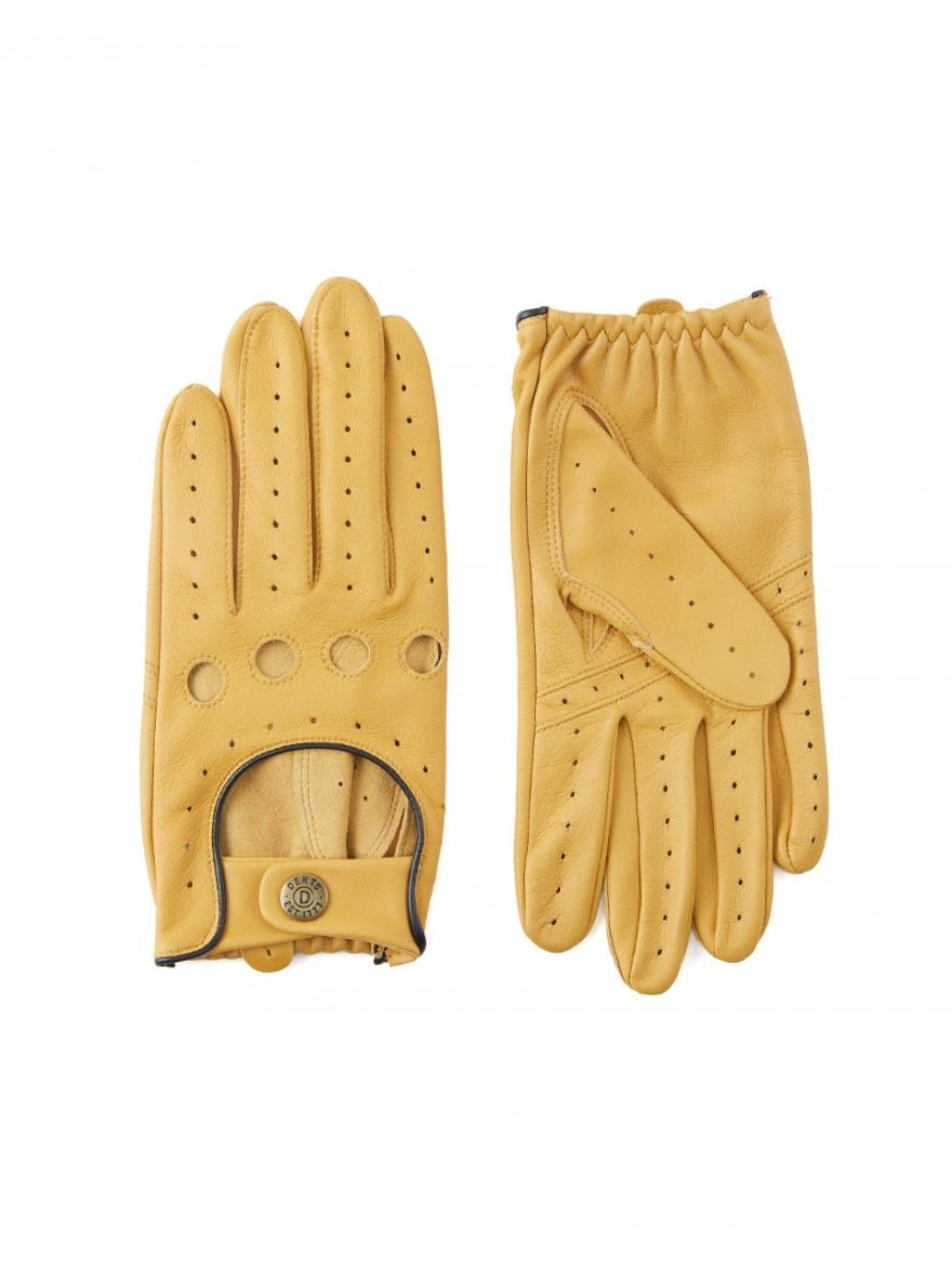 덴츠 델타 드라이빙 헤어쉽가죽 장갑 - 코르크X블랙