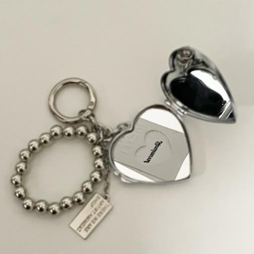 [당일] amiment 아미먼트 미러 키링 하트 키홀더 써지컬 가방참 백꾸 가방꾸미기