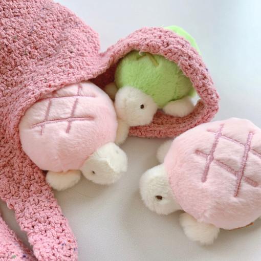 거북이 메론빵 인형 2종 (핑크, 그린)