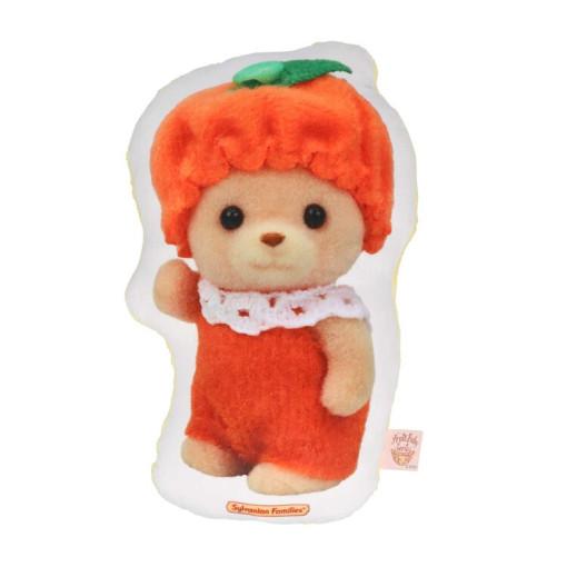 실바니안 쿠션 오렌지 곰 일본 정품 과일 아기 트리오