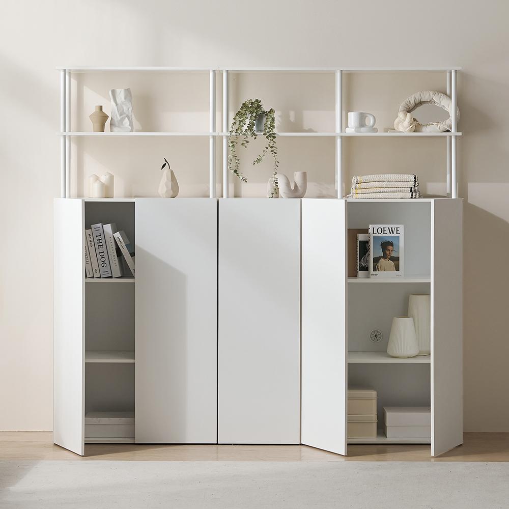 E0자재 MN2064 높은수납장 상부장 (2단)세트 800-DVX