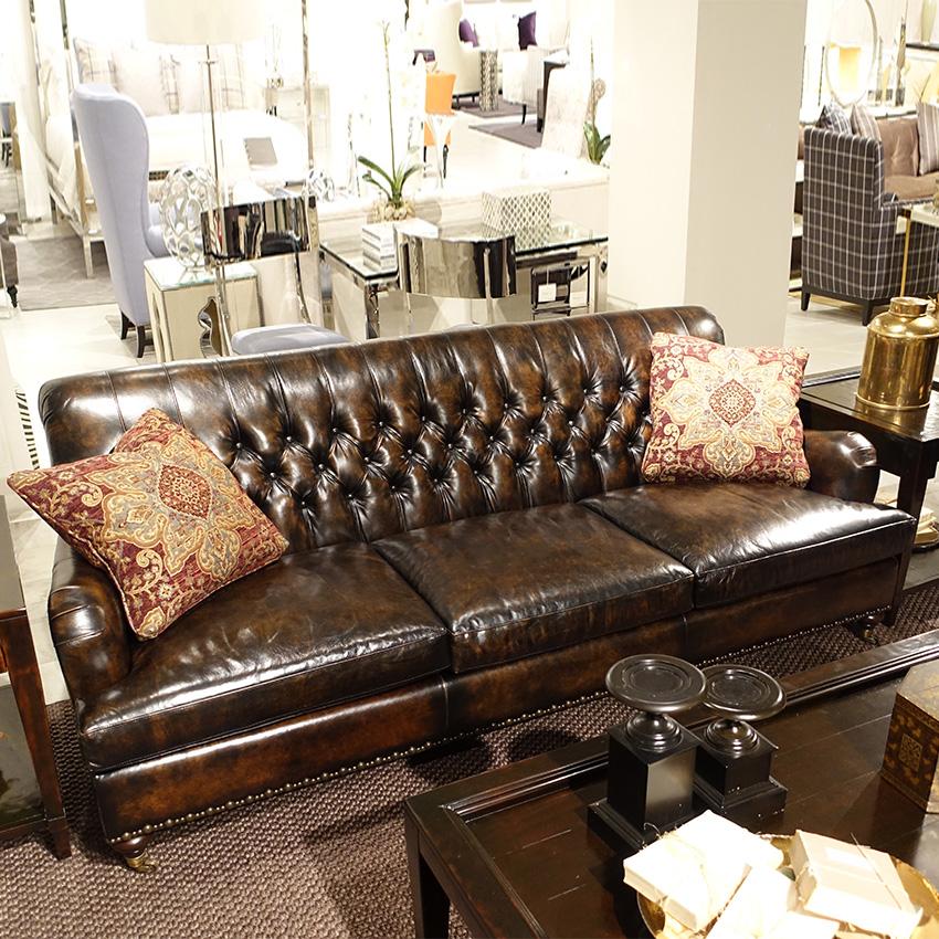 2367LO Leather Sofa