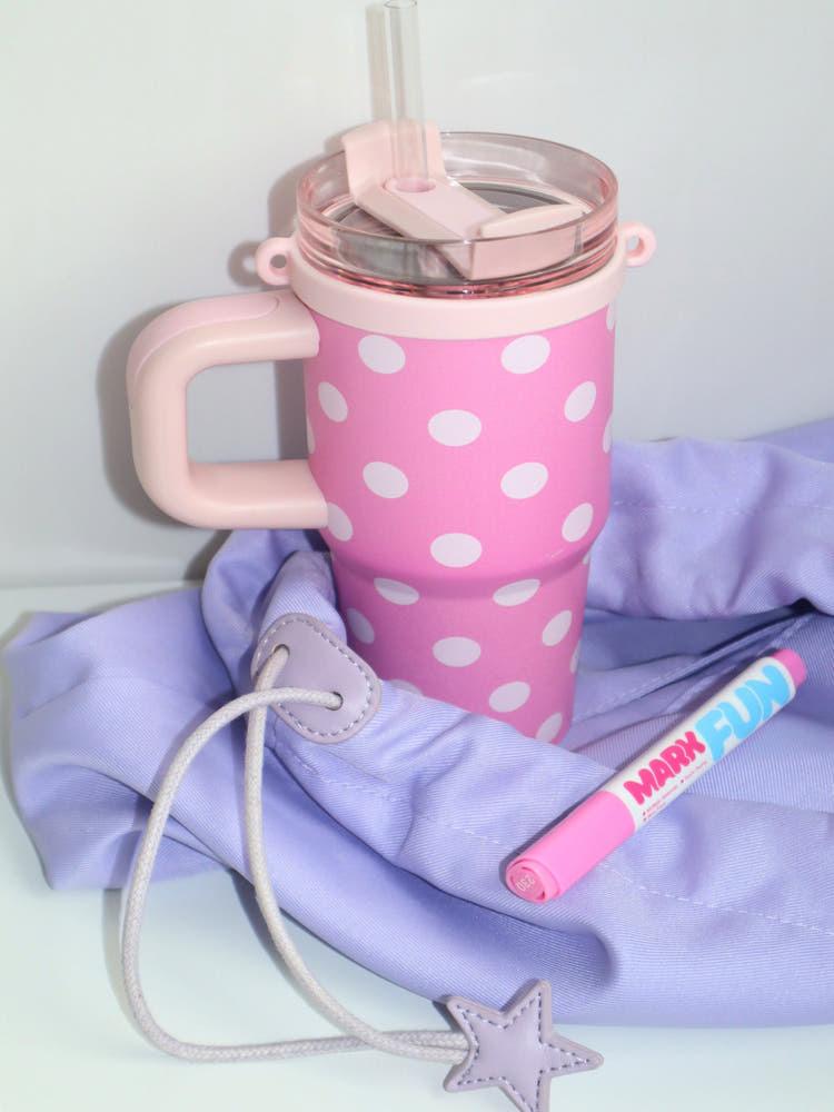 Pink Club Tumbler 핑크 클럽 텀블러 대용량 여름 보냉 손잡이
