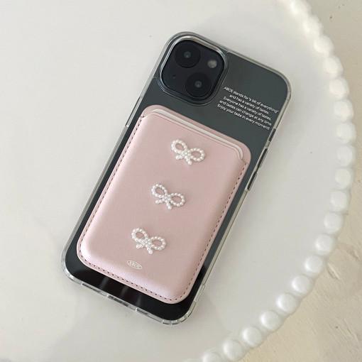 아비오에 미니리본 맥세이프 카드지갑 (케이스 별도 구매)