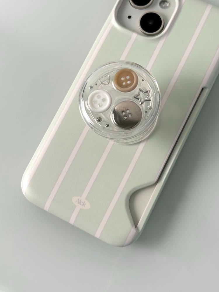 트윙클 버튼 그립 톡홀더 스마트톡