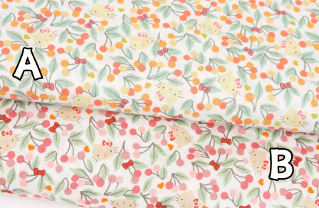 일본 리버티(Liberty) 원단 / 산리오 헬로키티 / 키티 리버티 원단