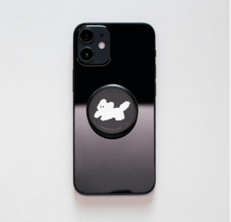 [그립톡] 블랙 뭉개