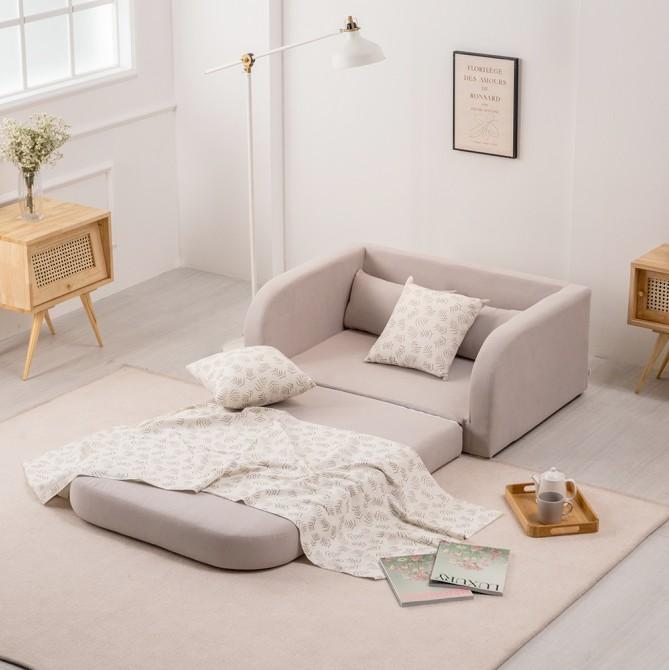 버블 2인용 3단 접이식 소파베드