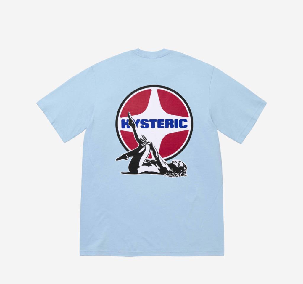 Supreme x Hysteric Glamour Pin Up T-Shirt Powder Blue - 24FW