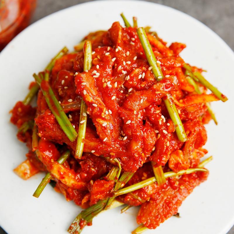 수유시장 명물 홍어무침 가오리무침