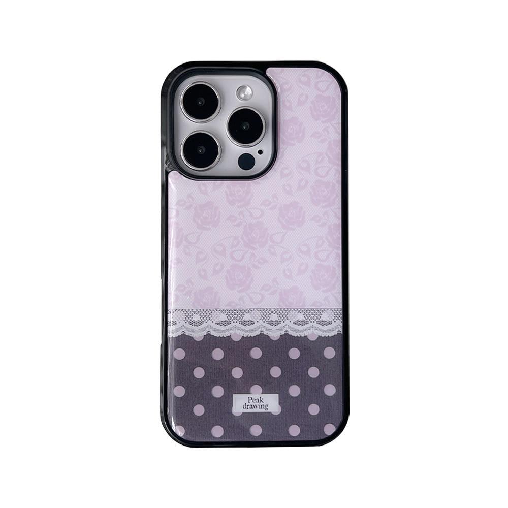 Pink rose epoxy case (에폭시)